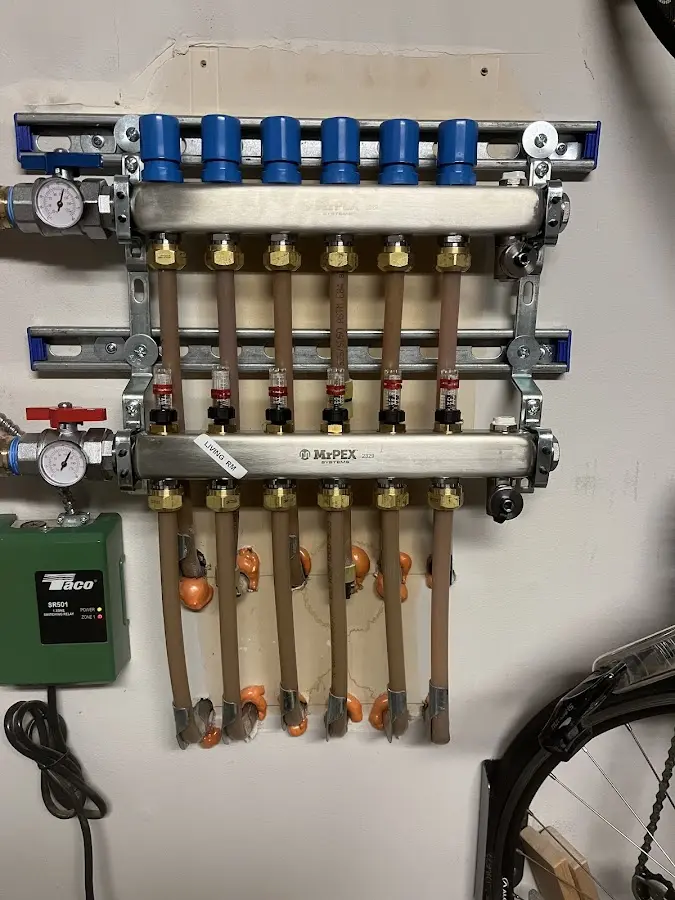 Plumber performing Gas Line Installation at a residential property in Glenvar Heights